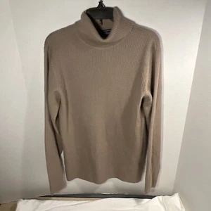 Charter Club Brown Size Medium Turtleneck 100% Merino Wool - Picture 1 of 7
