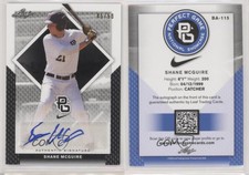 2016 Leaf Perfect Game National Showcase Black /50 Shane Mcguire #BA-115 Auto