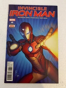 Invincible Iron Man #6 casi nuevo Marvel Comics 2017 - Imagen 1 de 2