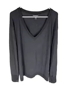 Athleta Sweatshirt Womens Size 2XL Black Coaster Luxe Recover Soft Long Sleeve - Imagen 1 de 4