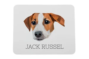 Jack Russell Terriër geometrische onderlegger Art-Dog - Afbeelding 1 van 4