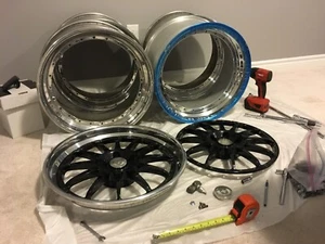 3-Piece Wheel Parts | Outer Lips | Inner Barrels| US Standard | HRE + Forgeline - Picture 1 of 10