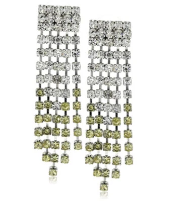 Brincos lustre lineares BCBG BCBGeneration "Adele Silver". Q70 - Imagem 1 de 2