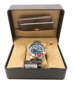 Mondia Italy Men Watch Madison Urban Automatic Blue Red 42mm MI-786 Pepsi Diver - Picture 1 of 3
