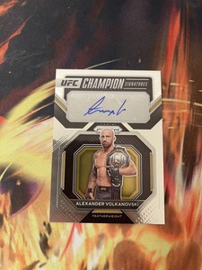 2023 Panini Prizm UFC Champion Signatures ALEXANDER VOLKANOVSKI