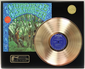 CCR - Self Title Gold LP Record Plaque Display - Picture 1 of 3