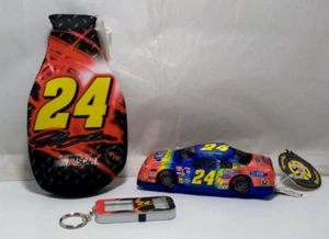 Jeff Gordon #24 Bottle Suit Koozie, Key Chain, Speedie Beanie - Lot of 3 - Picture 1 of 3