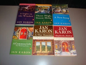 Jan Karon Mitford Series 2-3 & 5-8 Trade Paperback Book Lot Christian Romance - Picture 1 of 5