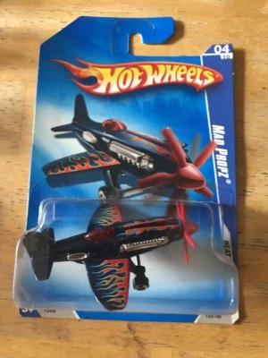 HOT WHEELS 2008 ALL STARS MAD PROPZ Blue Metal Flake with Red Flames. NEW MINT - Image 1 of 2