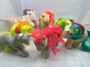 7 Vintage Generation One G1 My Little Pony So Soft *grober Zustand* - Bild 1 von 24