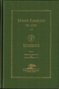 Volume 4 Maine Families in 1790, Genealogy Genealogical History New England ME - Picture 1 of 1