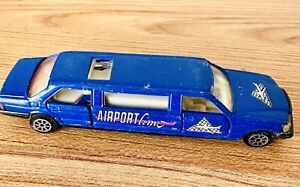 Road Champs - Sounds of Power - Blue Airport Limo - 1991 5” Diecast Limousine