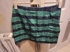 Ladies green tartan Shein xl (32"waist) short skirt