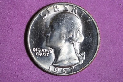 Estate Find 1967 - Washington Quarter!!  #K45610 - Image 1 of 2