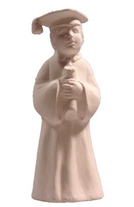 ++= BISQUE L*677 -42.2404 Keramik FERTIG BEMALT JUNGE GRADUIERTEN FIGUR - Bild 1 von 6