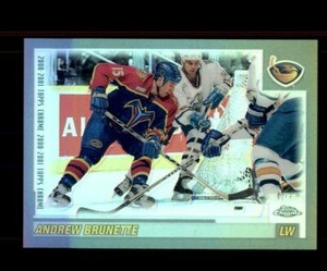  2000-01 Topps Chrome OPC Refractors #42 Andrew Brunette (ref 102363)