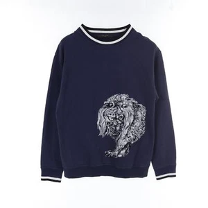 LOUIS VUITTON x Chapman Brothers sweat RM171 cotton Navy Multicolor Used mens M - Picture 1 of 8