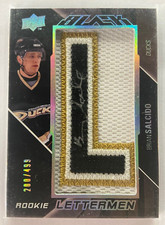 2009-10 UD Black Rookie Autograph Lettermen "L" Patch #71 Brian Salcido /499