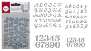 Stanzschablone Alphabet Buchstaben + Zahlen, Letters + Numbers, Rayher - Bild 1 von 9