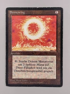 Sol Ring - Revised - German Foreign Black Border Heavily Played - Picture 1 of 2