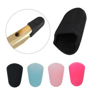 Silicone Saxophone Mouthpiece Cap Durable Protective Cover for Soprano Sax