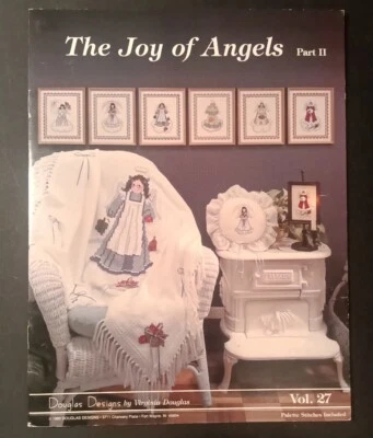 THE JOY OF ANGELS Part II Vol 27 Counted Cross Stitch Leaflet JULY thru DECEMBER - Image 1 of 2