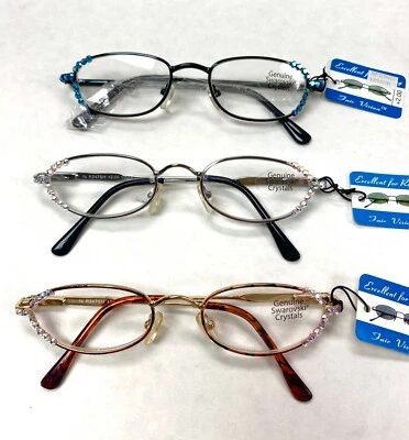 Óculos de leitura Swarovski vários tamanhos e cores novo em folha - Imagem 1 de 2