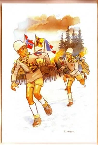 CARTE POSTALE PIERRE JOUBERT - Le Prince Eric IV - Ed. Amis du Signe de Piste - Picture 1 of 2