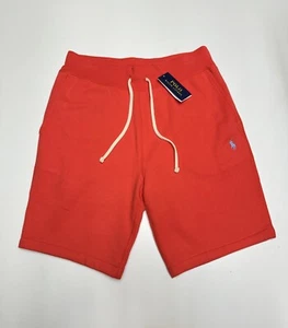 Polo Ralph Lauren Men's Fleece Shorts Cotton-Polyester Red size M NWT $98.50 - Picture 1 of 9