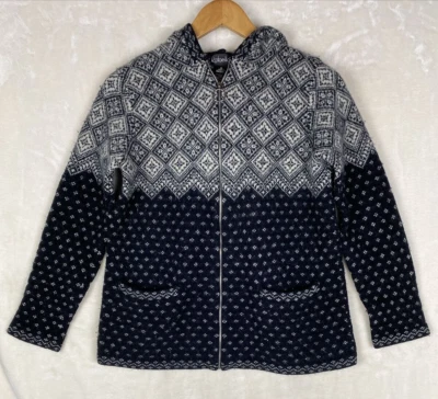 Rafaella толстовка с капюшоном свитер женщин средний 100% ягненка шерсти карманы толщиной повседневный - Изображение 1 из 4