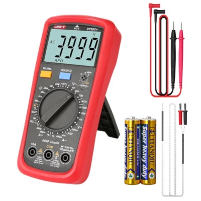 UT39C+ Digital Multimeter Strommessgerät AC/DC Ampere Volt Ohm Temperatur K NCV - Bild 1 von 4