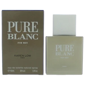 Pure Blanc by Karen Low, 3.4 oz EDT Spray for Men - Picture 1 of 1