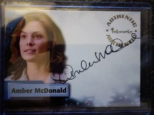 SMALLVILLE-AUTOGRAPH CARD A53 Amber McDonald as Gloria Auto - Picture 1 of 2