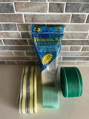 NUEVO, Lote de correas para sillas de césped vintage, 1 paquete sin abrir, años 60’s RESISTENTE A LA INTEMPERIE Foto 1 de 4