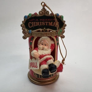 Trevco Santa A Merry Christmas Ticket Booth 2000 Collectible Ornament - Picture 1 of 7