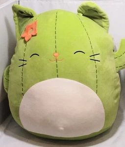 Squishmallows Ms. Miss Green Cactus Kitty 16" NWT - Picture 1 of 10