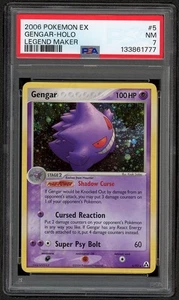 Pokémon Ex Legend Maker #5 Gengar-Holo 2006 PSA 7 casi nuevo - Imagen 1 de 2