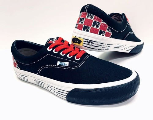 Deadstock Vans Pro Era Mtv 50° Anniversario Nero Rosso senza scatola Uomo Us9