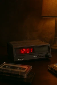 Retro AM/FM Clock Radio | Vintage Digital Alarm LED Display | Works | 80s Vibe - Picture 1 of 8