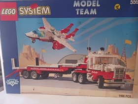 Lego System 5591 Model Team Red Bird Truck With Jet 99% Complete