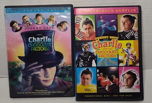 Charlie and the Chocolate Factory  DVD w/Charlie's CD Soundtrack Sampler Package - Picture 1 of 3
