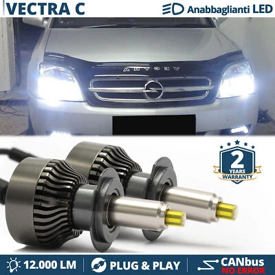 Lampade LED H7 per Opel Vectra C ANABBAGLIANTI Fari LENTICOLARI CANbus 6500K - Immagine 1 di 4