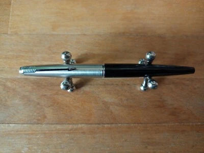 Parker 45 Classic F/P - C/T - Black barrel and Section - Steel Cap - Boxed - Image 1 of 4