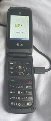 LG A340 - Gray (AT&T) Cellular Phone  ————-20 - Image 1 of 3