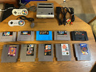 Retro Duo Console Bundle SNES & NES 10 Game Lot Dual 2in1 System Silver Works!!