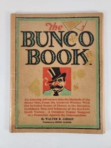 The Bunco Book By Walter B. Gibson 1946 PB Illustrated Carnival Games - Imagen 1 de 13