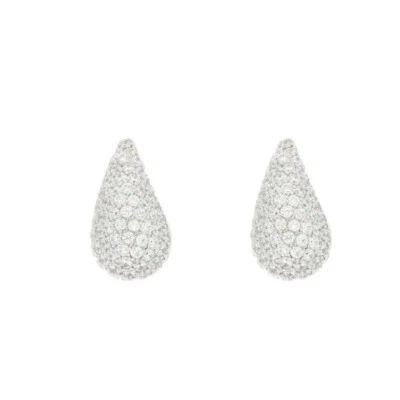 Urania Preziosi - Orecchini Asteria Goccia Silver  Brillanti - Goccia 21 mm - Immagine 1 di 3