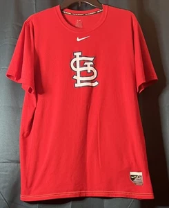 Nike St. Louis Cardinals Dri-Fit einfarbiges T-Shirt rot Herren L - Bild 1 von 2