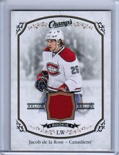 15/16 UD CHAMPS HOCKEY ROOKIE JERSEY RELICS CARDS (J-XX) U-Pick From List