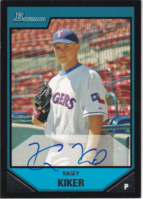 2007 Bowman Prospects #BP116 Kasey Kiker Auto - NM - Image 1 of 1